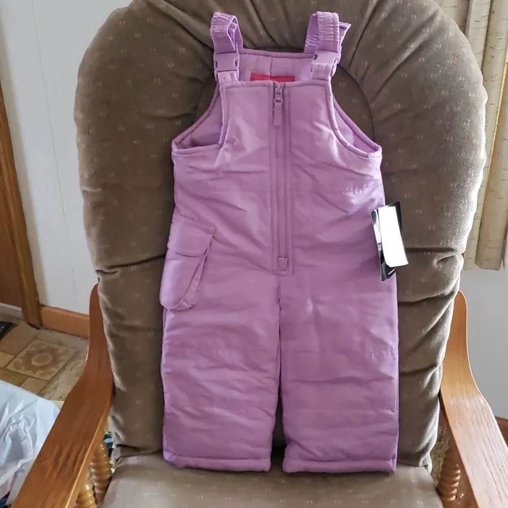 NWT London Fog Lilac Purple Snowpants Sz 12 Mos